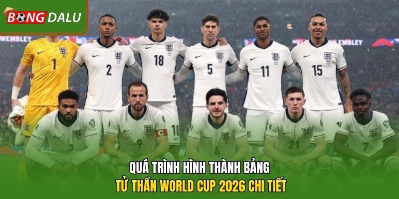 Quá trình hình thành bảng tử thần World Cup 2026 chi tiết