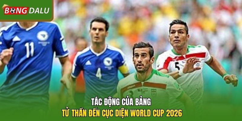 Tác động của bảng tử thần đến cục diện World Cup 2026
